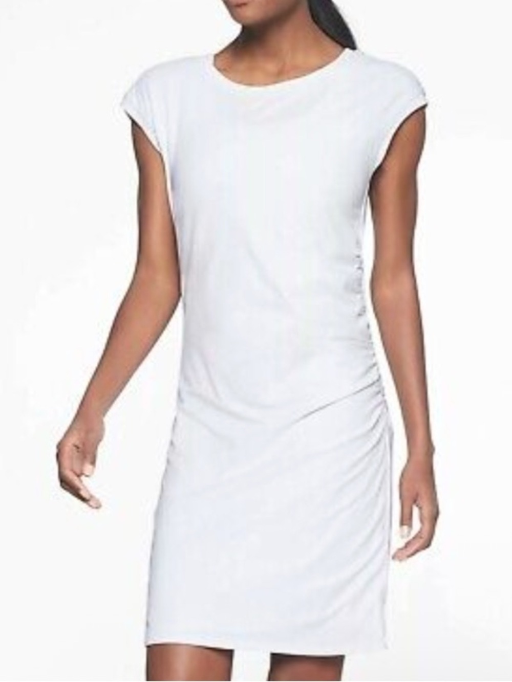 Athleta White Carefree Tee Dress
